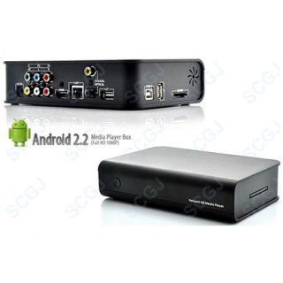 1080p HD Media Player TV Box HDMI USB SD MMC WiFi RMVB MP4 
