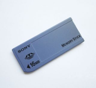 Original Sony 16MB Memory Stick Long Stick with Plastic Case
