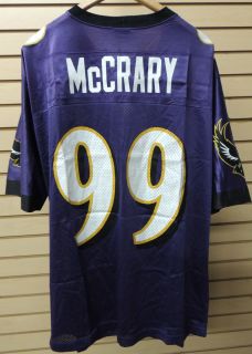 Baltimore Ravens Nike Michael McCrary Jersey Number 99 Size L