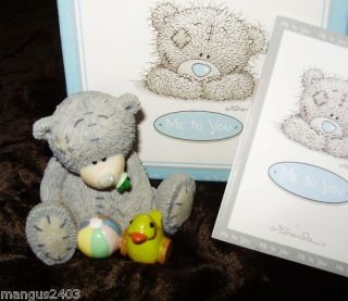 Boxed EX Display Me to You RARE Gift Figurine New Baby Bear with Dummy
