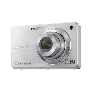Sony Cyber Shot DSC W560 14 1 MP Digital Camera Silver