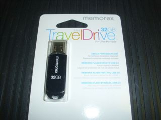 Memorex 98188 Memorex 32GB Mini TravelDrive USB 2 0 Flash Drive Kit