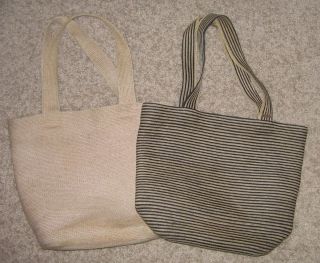 Lot of 2 Eric Javits Large Squishee Shoulder Tote Bags