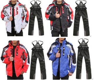 2012 Mens Ski Suit Jacket Coat Pants Snowboard Clothing M XXL EMS