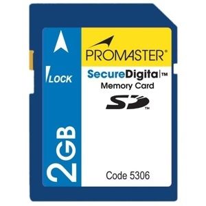 Promaster 105x Secure Digital SD Memory Card 2GB 126 MB per Second