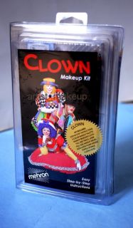 Makeup Kits  Professionals on Mehron Complete Clown Student Makeup Kit Set Professional Easy