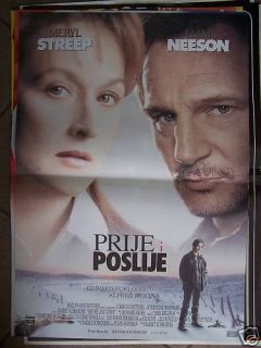 Before After Meryl Streep Croatian Movie Poster 1996