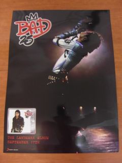 Michael Jackson Bad 25th Anniversary 2Sided Official Poster New