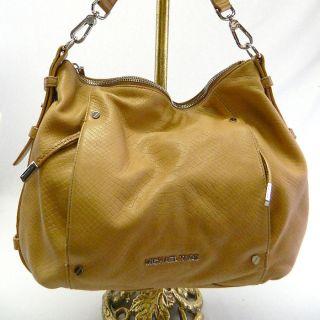 Michael Kors AUTH Bowen Python Leather Large Hobo Handbag Purse Hobo