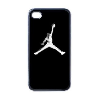 New Michael Jordan Logo iPhone 4 Case Black Nice for Gift FP 2