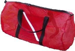 Morgansportsbags Red Mesh XLarge Gear Dive Bag