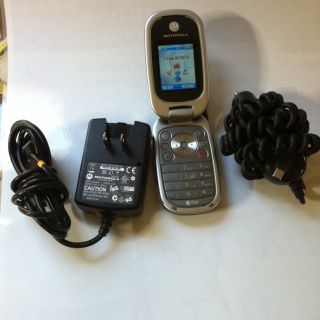 Black Motorola W315 Alltel Flip Cell Phone MMS Text Messaging