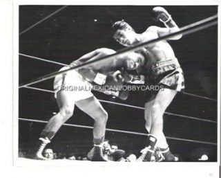 Ricardo Pajarito Moreno Mexican Boxer vs OS Photo 1956