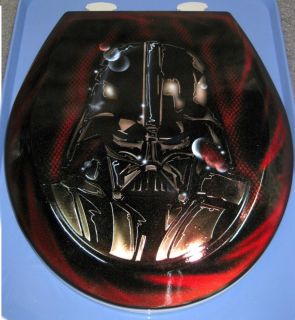 Darth Vader Custom Toilet Seat UT Metal Airbrushed Design Star Wars