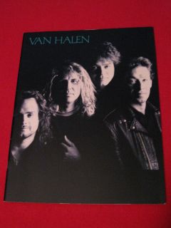 Halen 1988 OU812 Tour Program Signed by Michael Anthony w COA
