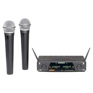 Samson Concert 277 Handheld Wireless System w 2 Microphones