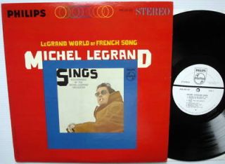 Michel Legrand Sings WLP Promo LP World of French Song