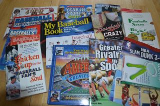 Sports Book Lot 15 Books Baseball Football