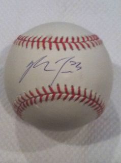 Mike Trout Signed Baseball ROMLB Auto Angels Top Prospect 2012 Roy
