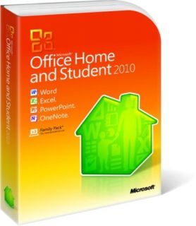 MICROSOFT MS OFFICE HOME AND STUDENT 2010 3 Users Pack Word Excel