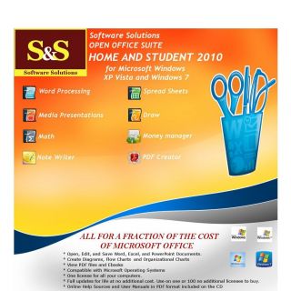 Microsoft Office Compatible Open Office Home and Student 2010 for