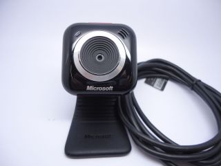 NEW Microsoft LifeCam VX 5000 Webcam Black Red Mic VX 5000 Auto Light