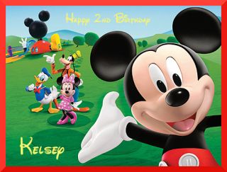 Mickey Mouse Clubhouse Edible Cake Image 1 4 Sheet