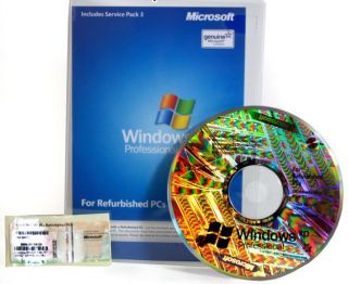 Microsoft Windows XP Professional 32 bit XP Pro Full Version SP3 Free