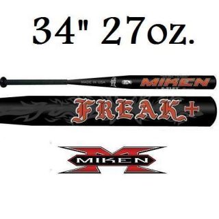 Miken Freak Plus USSSA 34 27 Slow Pitch Softball Bats 2013 Spfkpu