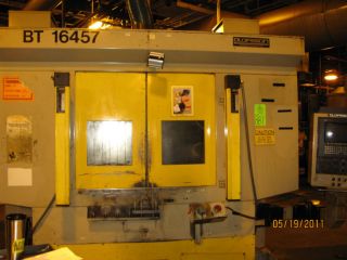 1997 Olofsson 2 Spindle CNC Vertical Turning Center
