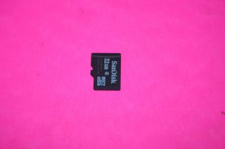 SanDisk Micro SD Memory Card 32GB No Reserve San Disk MicroSD