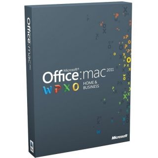 Microsoft Office Mac Home and Business 2011 1/ USER 2 / MAC W9F 00014
