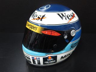 Bell Mini Helmet Mika Hakkinen 1 2 West McLaren Mercedes 1998 F1 n