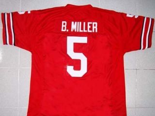 Braxton Miller Ohio State Buckeyes Football Jersey Red New Any Size