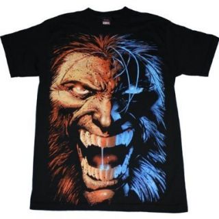 Wolverine Midnight Snack Angry Face T Shirt Black Tee Marvel x Men