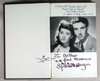 Spike Milligan Goodbye Soldier War Biography Vol 6 Signed with Sketch