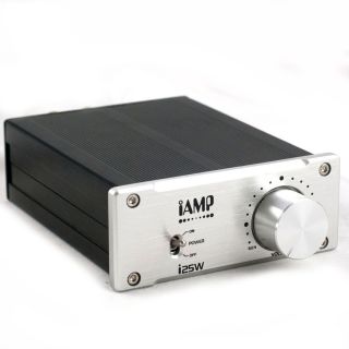 Muse I25W TA2021 T Amp Mini Stereo Amplifier 25WX2 Silver Power Supply