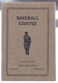 1936 Baseball Curves Revised by Chas Paulsen Booklet