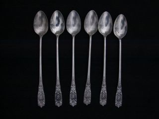 Westmoreland Milburn Rose Sterling Silver Iced Tea Spoons