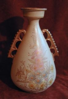 English Chelsea Royal Burslem Pottery H G Gilt Vase