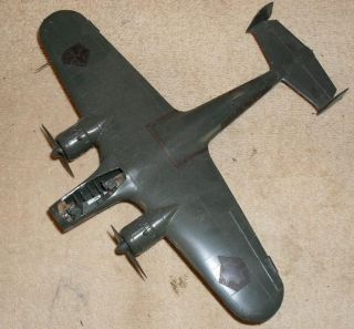 Small Old Military Model Airplane