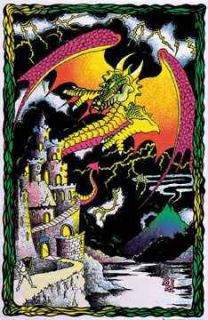 Dragon Castle 1789 Scorpio Black Light Poster