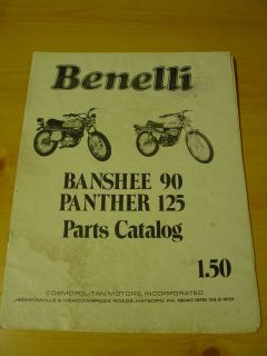 Benelli Mini Bike Parts Catalog