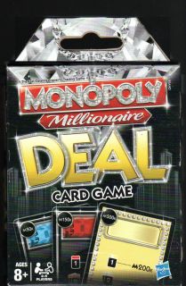 Monopoly Millionaire Deal Card Game Fun Fast Brand New