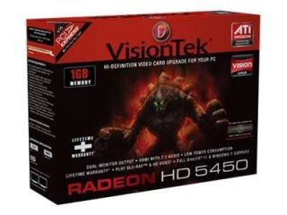 VisionTek ATI Radeon HD 5450 900315 1 GB PCI Express x16 Graphics