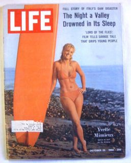 1963 October 25 Life Magazine Yvette Mimieux Jim Brown