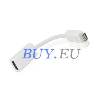 Mini DVI to HDMI Cable Adapter for Apple MacBook