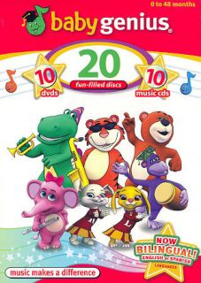 Baby Genius   10 Pk DVD, 2007, 10 Disc Set