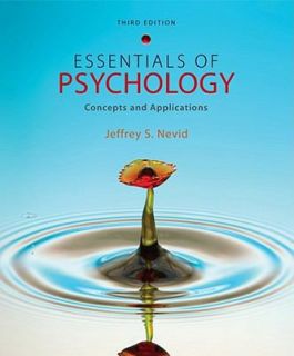 Essentials of Psychology Concepts and Applications by Jeffrey S. Nevid
