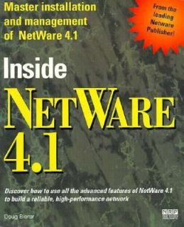 Inside NetWare 4.1 by Doug Bierer 1995, Hardcover